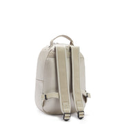 KIPLING Small Backpack (With Laptop Protection) Female Metallic Glow Seoul S  -  I3789-48I
