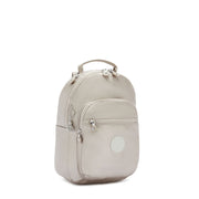 KIPLING Small Backpack (With Laptop Protection) Female Metallic Glow Seoul S  -  I3789-48I