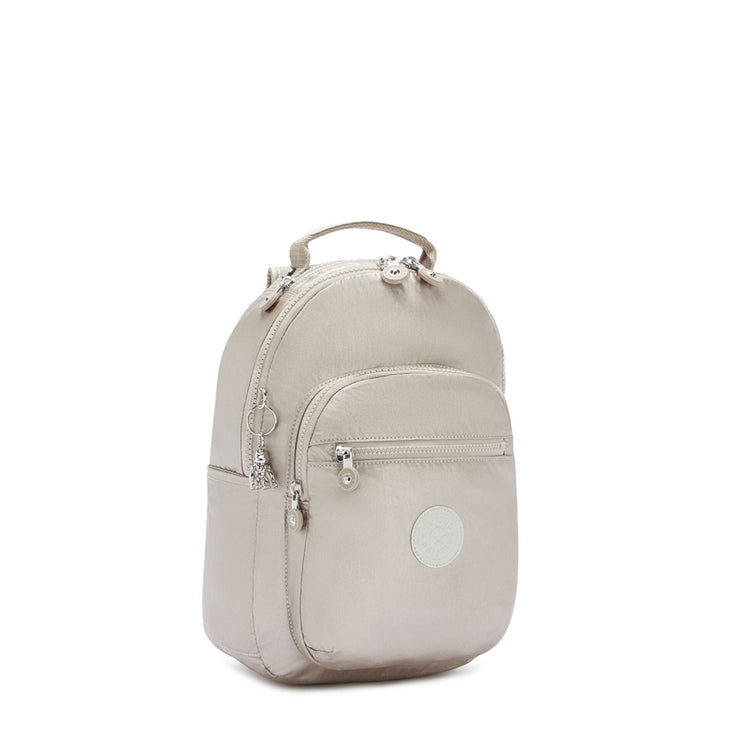 KIPLING Small Backpack (With Laptop Protection) Female Metallic Glow Seoul S  -  I3789-48I