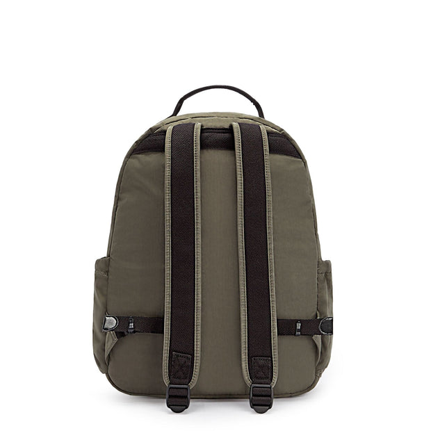 KIPLING-Seoul-Large Backpack-Green Moss-I5210-88D