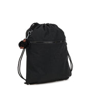 Kipling-Supertaboo-Medium Drawstring Swim Bag -True Black-09487-J99