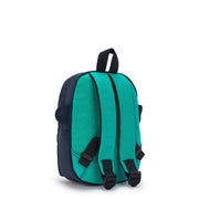 KIPLING-Faster-Kids backpack-Blue Green Bl-00253-CD7