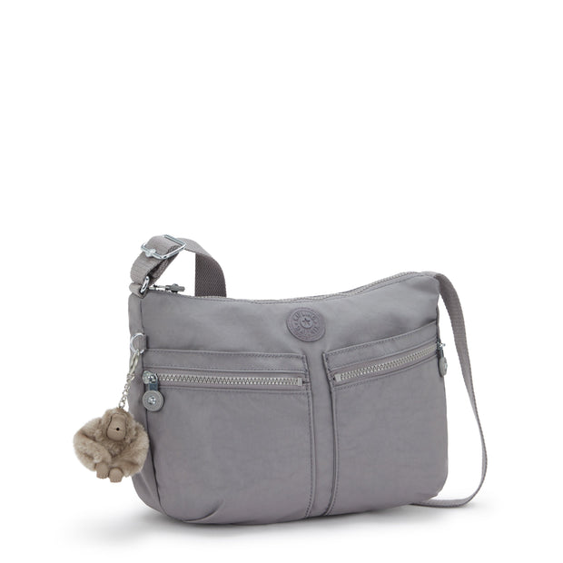 KIPLING Medium crossbody Female Inviting Grey Izellah 02144-8DH