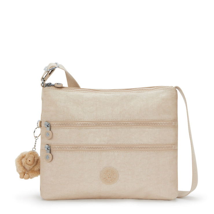 KIPLING Medium crossbody Female Sparkled Beige Alvar 12472-5DV