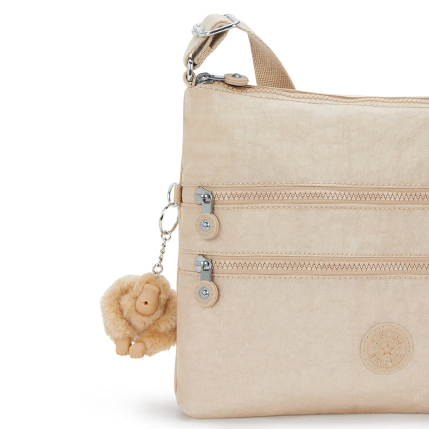 KIPLING Medium crossbody Female Sparkled Beige Alvar 12472-5DV