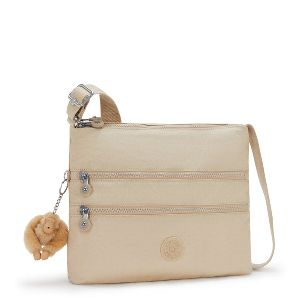 KIPLING Medium crossbody Female Sparkled Beige Alvar 12472-5DV
