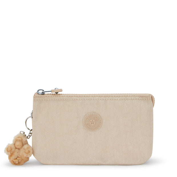 KIPLING Large purse Female Sparkled Beige Creativity L 13093-5DV