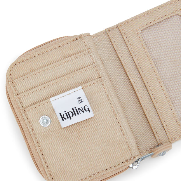 KIPLING Small wallet Female Sparkled Beige Tops 13215-5DV