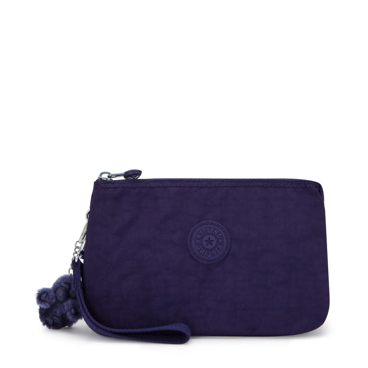 KIPLING Extra large purse (with removable wristlet) Unisex Moonlit Blue Creativity Xl 15156-4GA
