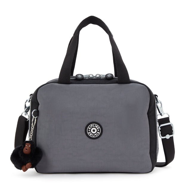KIPLING Large lunchbag (with trolley sleeve) Unisex Space Black Bl Miyo 15381-2GX