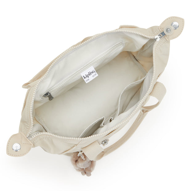 KIPLING-Art Mini-Small handbag (with removable shoulderstrap)-Beige Pearl-15410-3KA