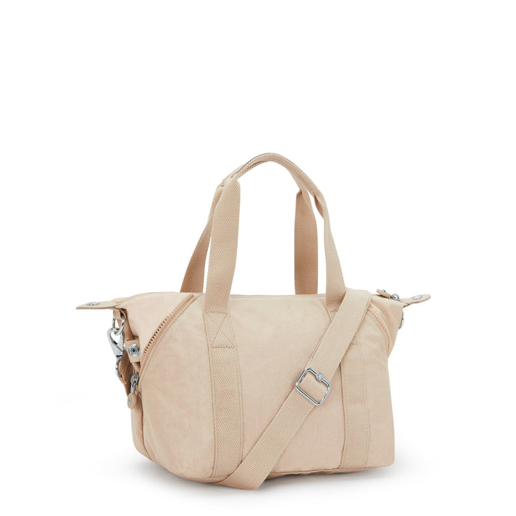 KIPLING Small handbag (with removable shoulderstrap) Female Sparkled Beige Art Mini 15410-5DV