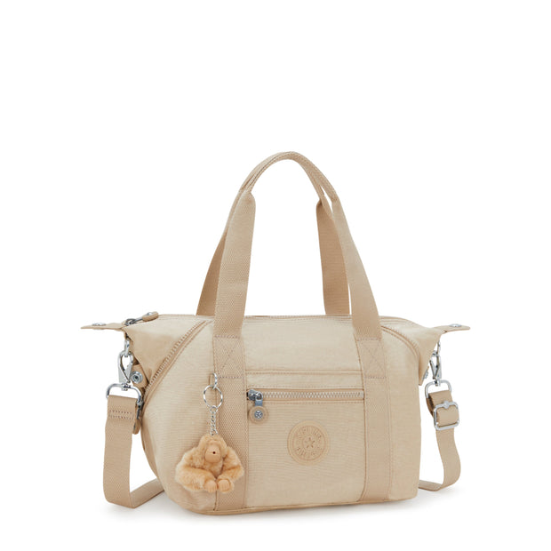 KIPLING Small handbag (with removable shoulderstrap) Female Sparkled Beige Art Mini 15410-5DV