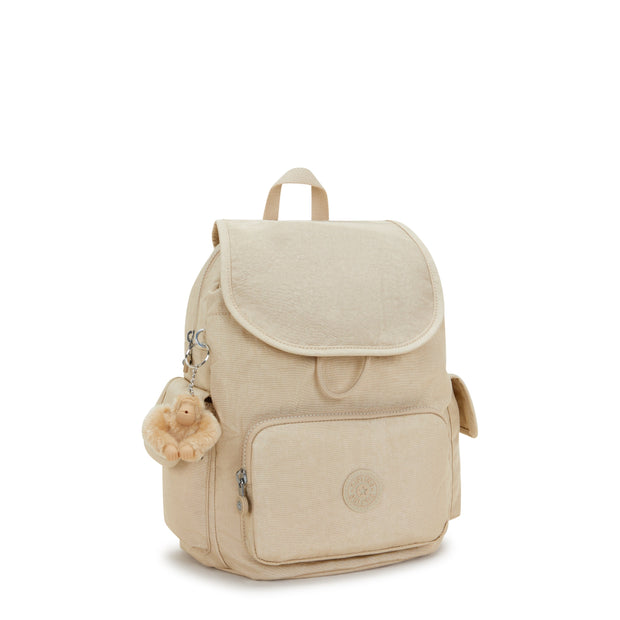 KIPLING Small backpack Female Sparkled Beige City Pack S 15641-5DV