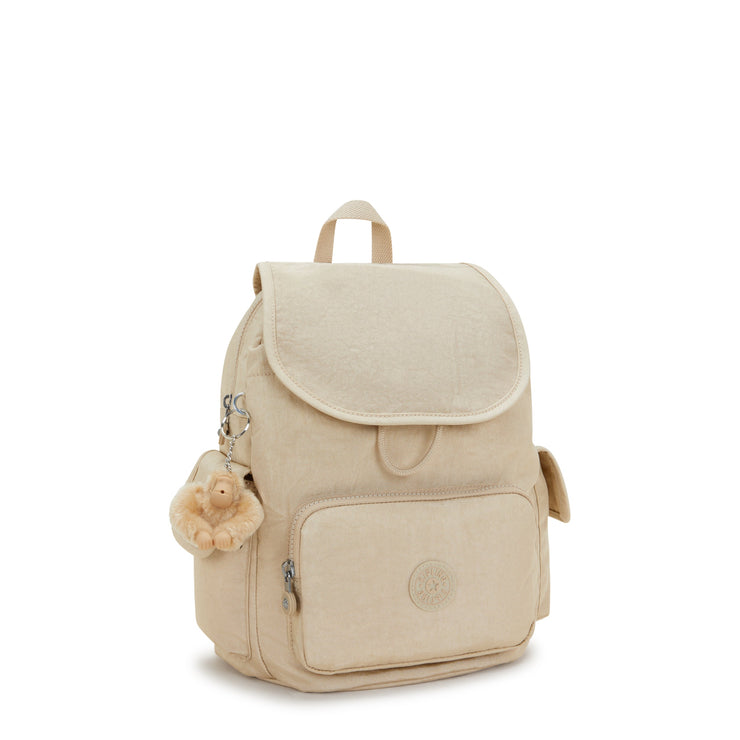 KIPLING Small backpack Female Sparkled Beige City Pack S 15641-5DV
