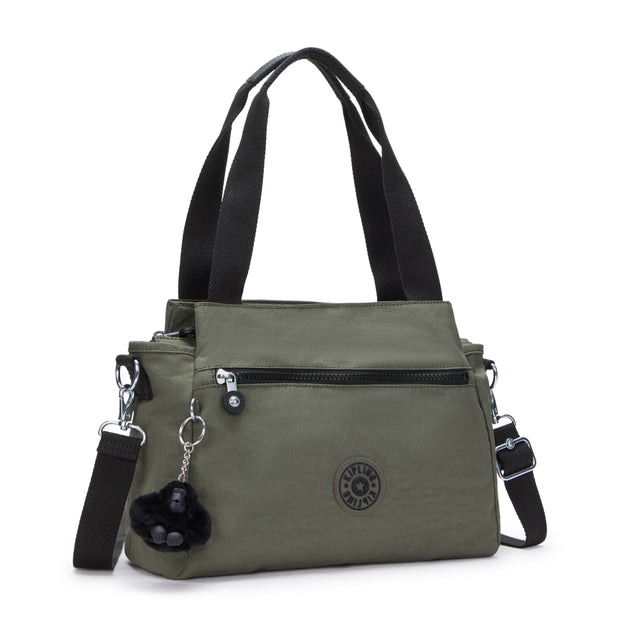 KIPLING-Elysia-Medium shoulderbag (with removable shoulderstrap)-Green Moss-43791-88D