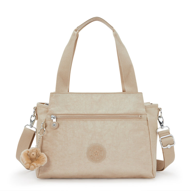 KIPLING Medium shoulderbag (with removable shoulderstrap) Female Sparkled Beige Elysia 43793-5DV