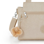KIPLING Medium shoulderbag (with removable shoulderstrap) Female Sparkled Beige Elysia 43793-5DV