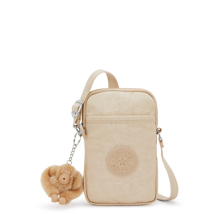 KIPLING Phone bag Female Sparkled Beige Tally I0272-5DV