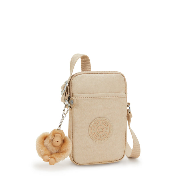 KIPLING Phone bag Female Sparkled Beige Tally I0272-5DV