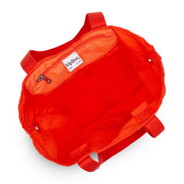 KIPLING Medium foldable tote Unisex Open Orange Hip Hip Hurray 5 I1572-SP1