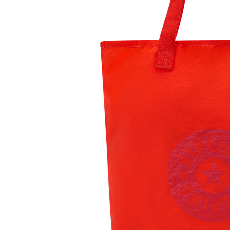 KIPLING Medium foldable tote Unisex Open Orange Hip Hip Hurray 5 I1572-SP1