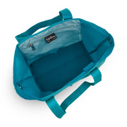 KIPLING Medium foldable tote Unisex Aqua Hip Hip Hurray 5 I1572-UU7