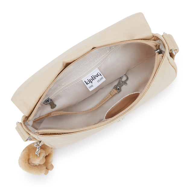 KIPLING Small crossbody Female Sparkled Beige Earthbeat S I2503-5DV