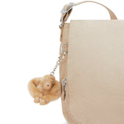 KIPLING Medium crossbody Female Sparkled Beige Earthbeat M I2506-5DV