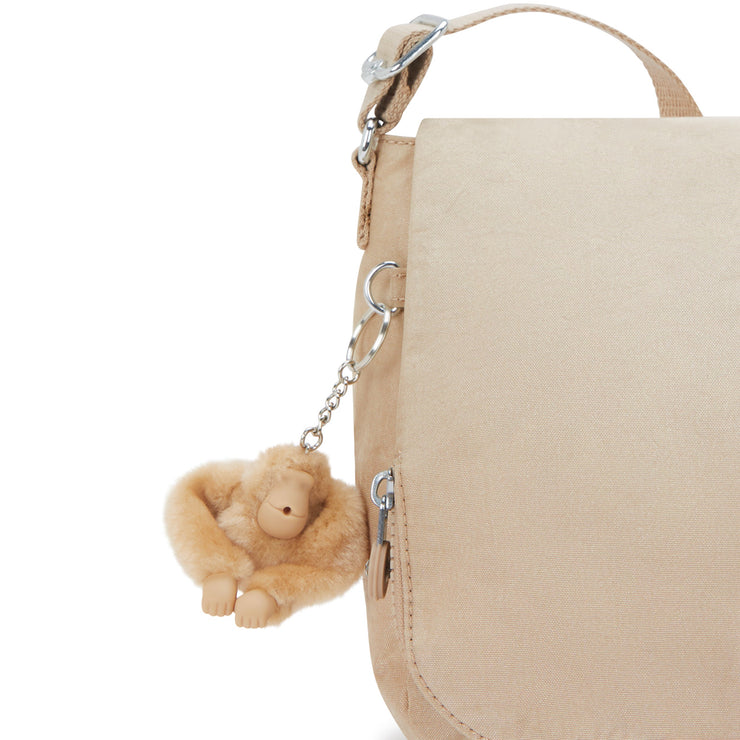 KIPLING Medium crossbody Female Sparkled Beige Earthbeat M I2506-5DV