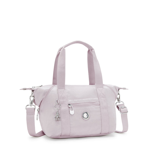 KIPLING-Art Mini-Small handbag (with removable shoulderstrap)-Gleam Silver-I2526-K6G
