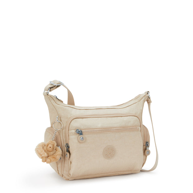 KIPLING Medium crossbody Female Sparkled Beige Gabbie S I2532-5DV