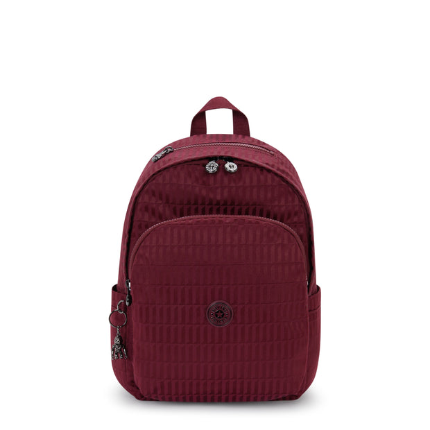 KIPLING Medium Backpack Female Maroon Tile Jq Delia I3149-9HX