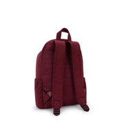 KIPLING Medium Backpack Female Maroon Tile Jq Delia I3149-9HX