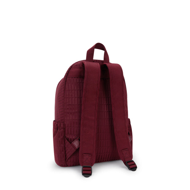 KIPLING Medium Backpack Female Maroon Tile Jq Delia I3149-9HX