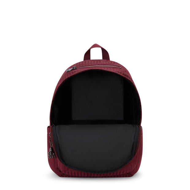 KIPLING Medium Backpack Female Maroon Tile Jq Delia I3149-9HX