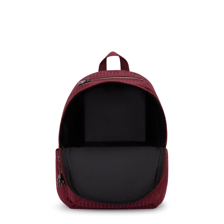KIPLING Medium Backpack Female Maroon Tile Jq Delia I3149-9HX