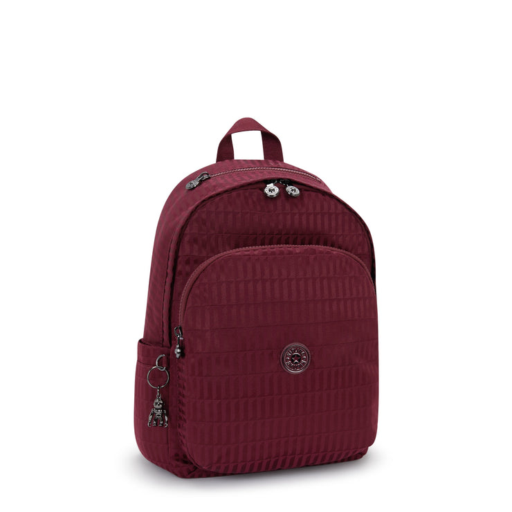 KIPLING Medium Backpack Female Maroon Tile Jq Delia I3149-9HX