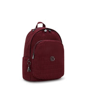 KIPLING Medium Backpack Female Maroon Tile Jq Delia I3149-9HX