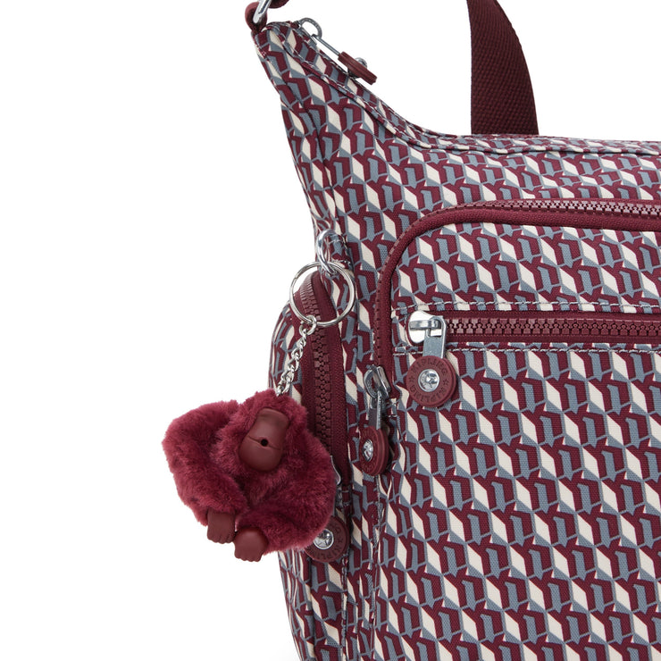 KIPLING Large crossbody Female 3Dk Wine Gabbie I3186-1PB