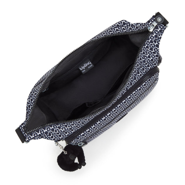 KIPLING Large crossbody Female Signature Print Gabbie I3186-DD2 ...
