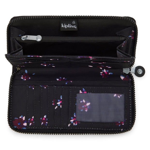 KIPLING Large wallet Female Night Flower Money World I3285-5FH