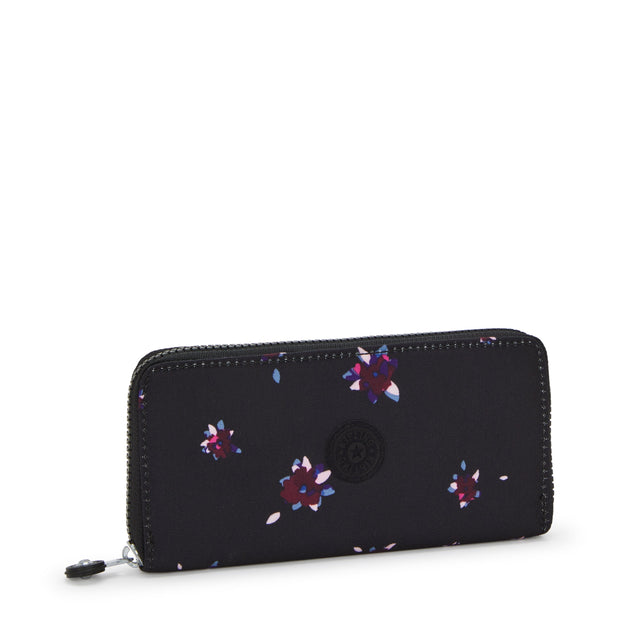 KIPLING Large wallet Female Night Flower Money World I3285-5FH