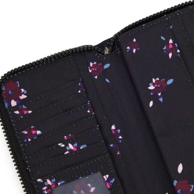 KIPLING Large wallet Female Night Flower Money World I3285-5FH