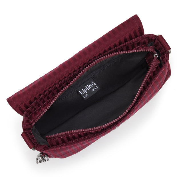 KIPLING Small shoulderbag (with removable chain strap) Female Maroon Tile Jq Aras Up I3353-9HX