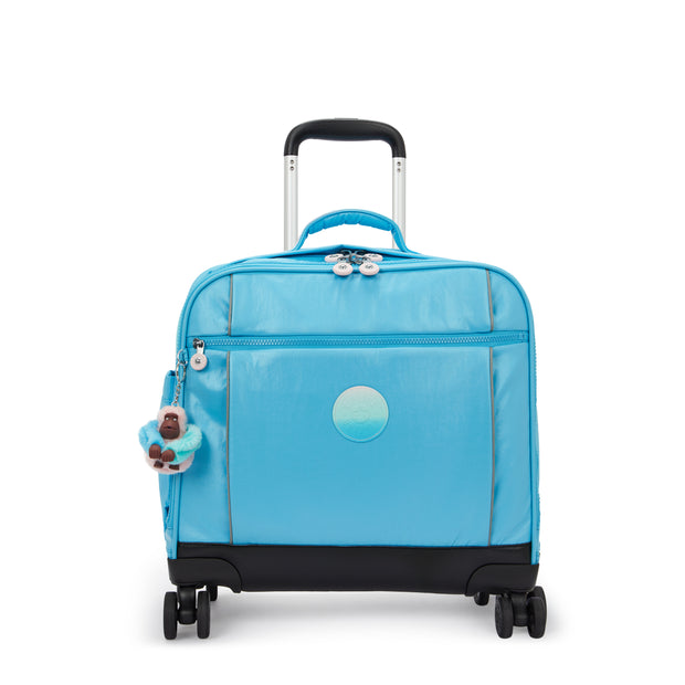 KIPLING Large wheeled bag Female Sea Blue Met New Storia I3390-52D