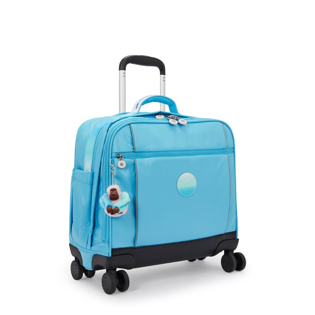 KIPLING Large wheeled bag Female Sea Blue Met New Storia I3390-52D