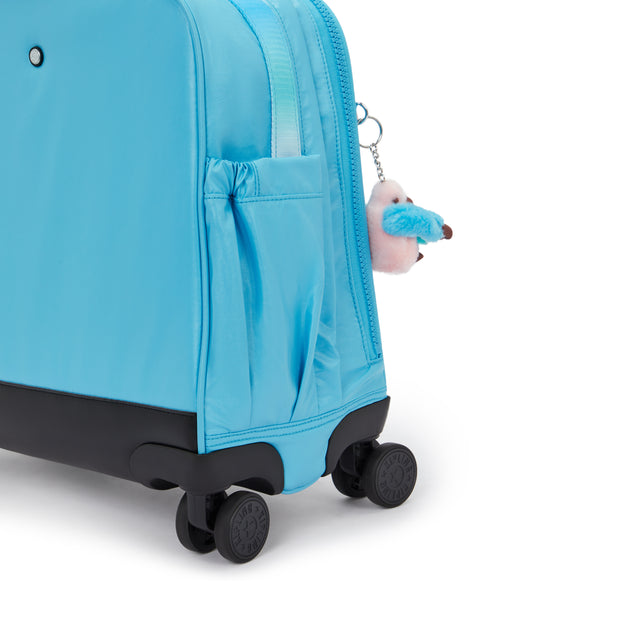 KIPLING Large wheeled bag Female Sea Blue Met New Storia I3390-52D