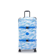 KIPLING-Spontaneous L-Large wheeled luggage-Diluted Blue-I3397-TX9