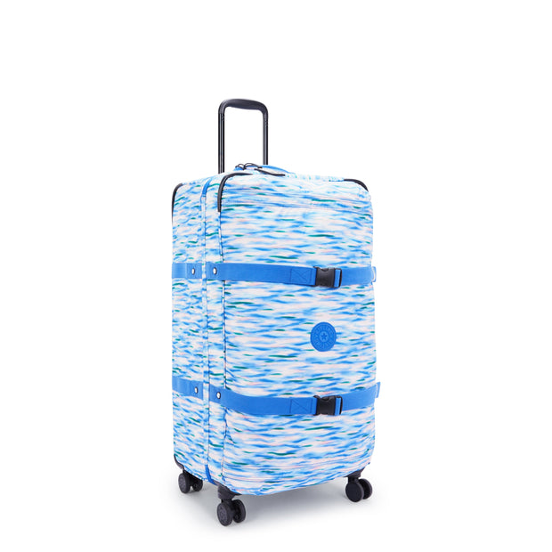 KIPLING-Spontaneous L-Large wheeled luggage-Diluted Blue-I3397-TX9